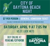 Daytona Beach Tortugas Night, April 9