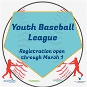 Youth Baseball League graphic