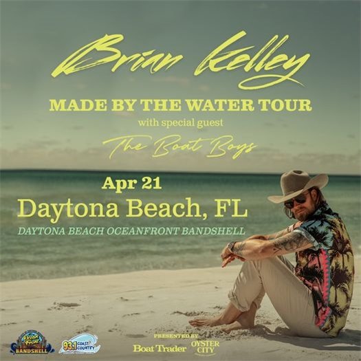 Brian Kelley to perform at Daytona Beach Bandshell April 21