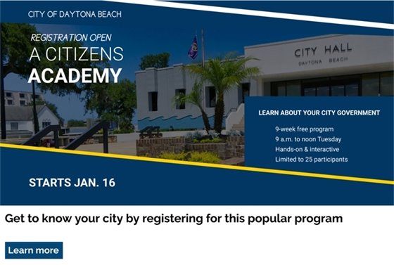 Registration is open for upcoming Citizens Academy