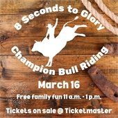 8 second to glory rodeo at Ocean Center