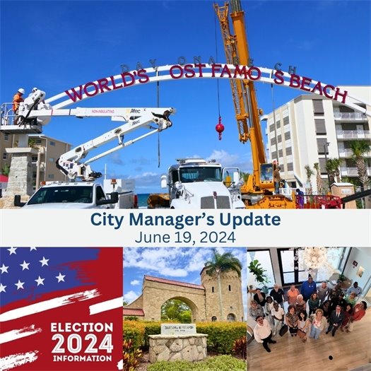City Manager's Update graphic for June 19, 2024