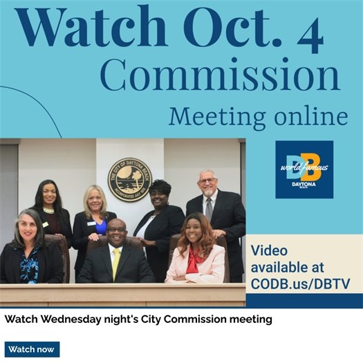 Watch Oct. 4 City Commission meeting online 